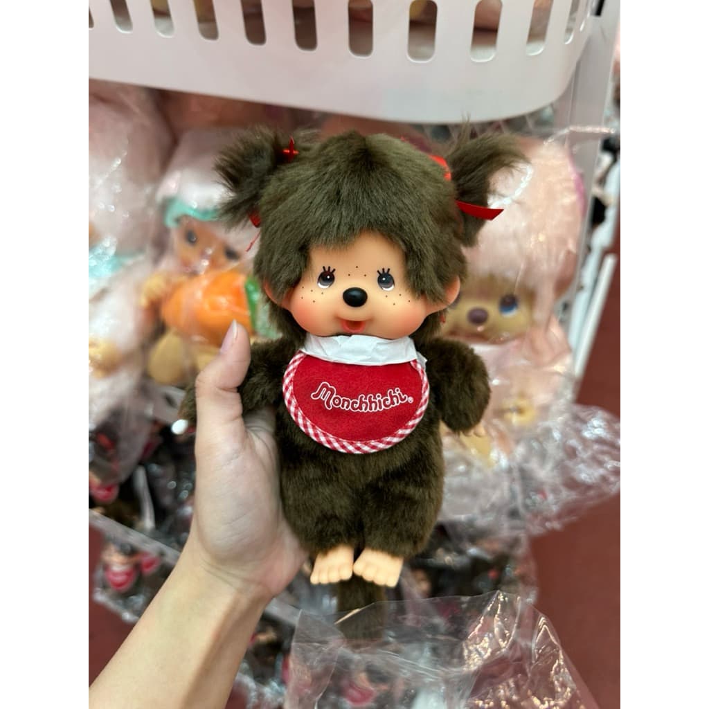 | Monchhichi Plush Premium Standard ม่อนชิสีน้ำตาลออริจินอล รูปที่ 4