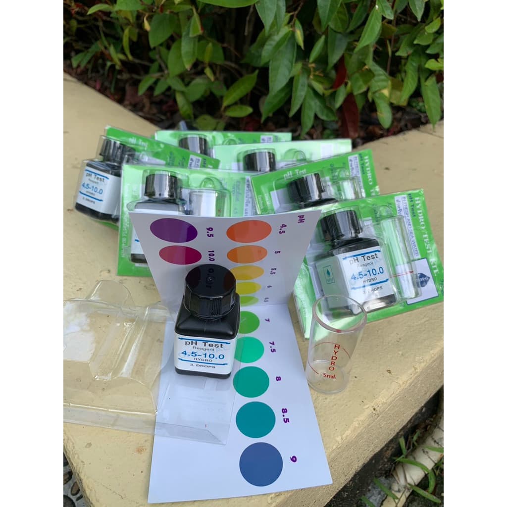 ชุดวัดค่า pH / Water Test Kit ชนิด 3 หยดใช้ได้ทั้งน้ำจืดและน้ำทะเล น้ำเพื่อสัตว์น้ำ กุ้ง,ปลา และวัดค่าพีเอชของน้ำดื่ม รูปที่ 6