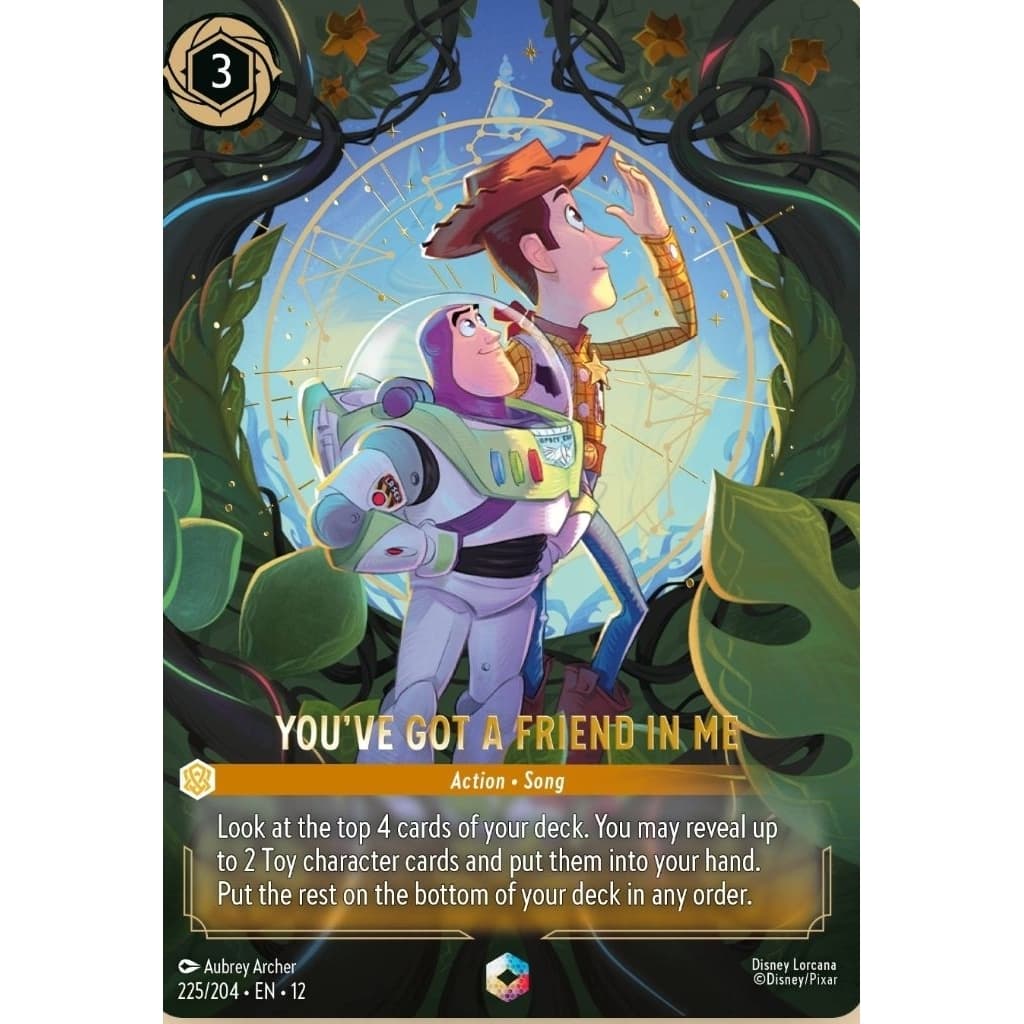 ย560ซองสุ่มการ์ด Disney Lorcana TCG Set12 Wilds Unknown Booster Box ดีสนีย์ลอร์คานา Pixar ของแท้ รูปที่ 7