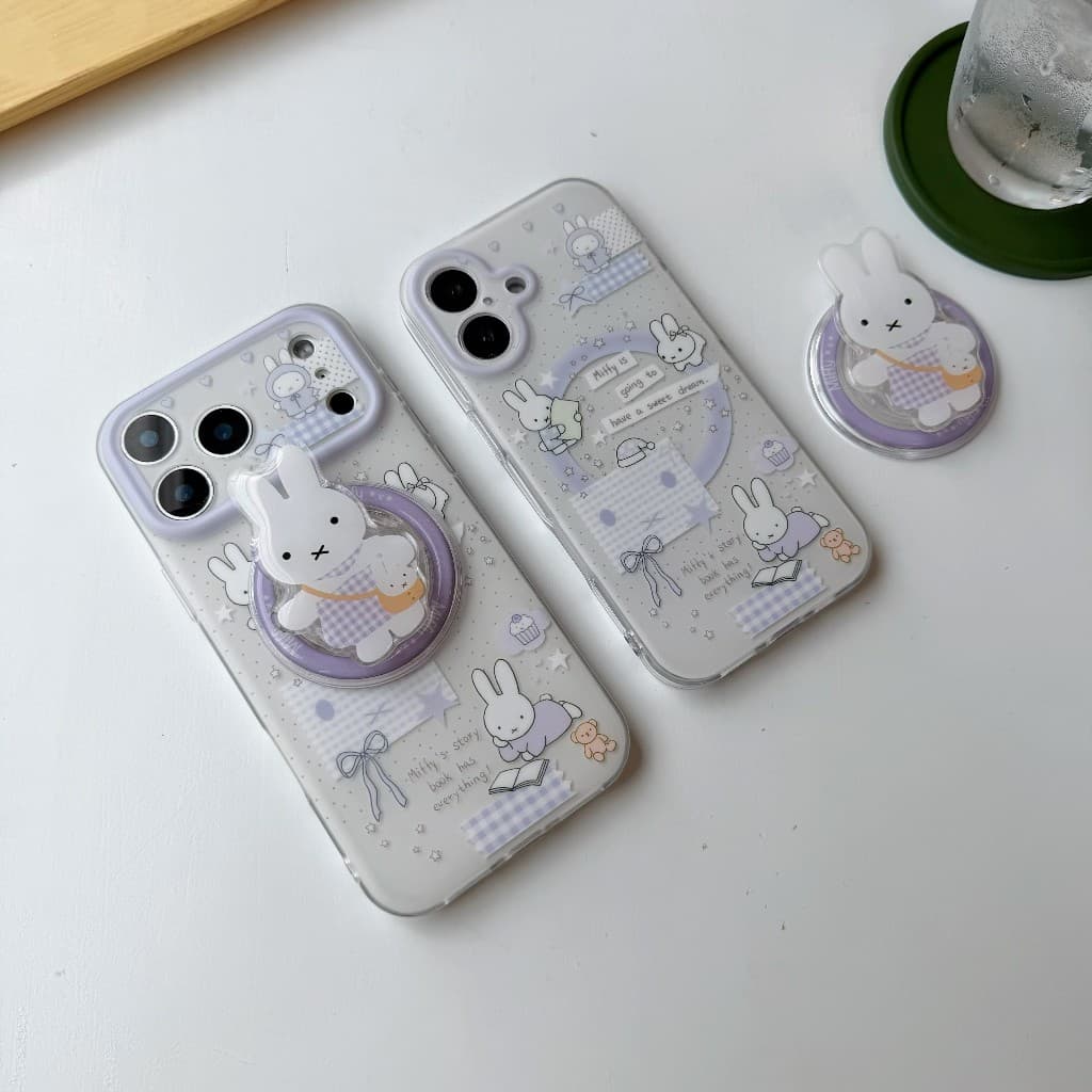 เคส IMD สำหรับ ต่ายม่วง iphone17promax 17 17pro 16promax 13 14 15 16plus 11 14promax งานด้าน ไม่เป็นรอยนิ้วมือไอโฟน16 รูปที่ 7