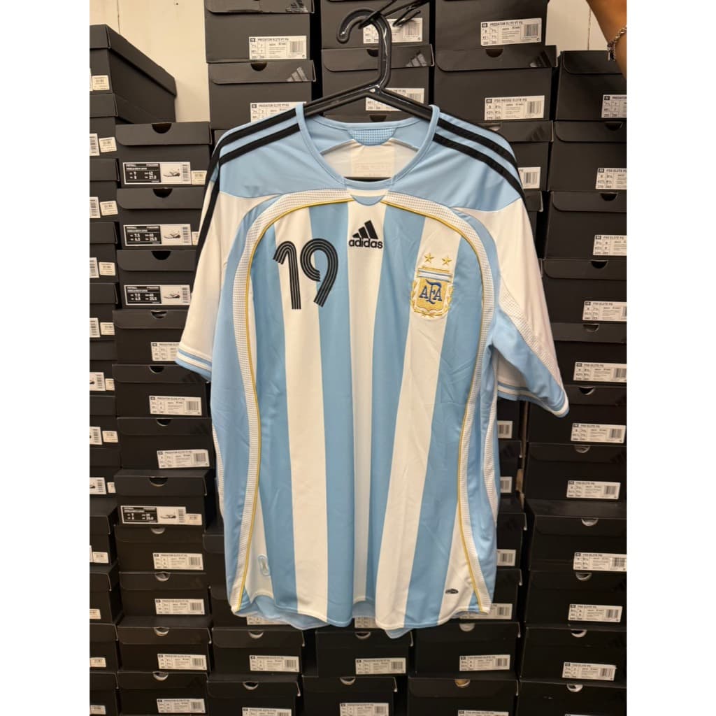 ARGENTINA 2006 HOME JERSEY สกรีนMESSI#19 รูปที่ 1