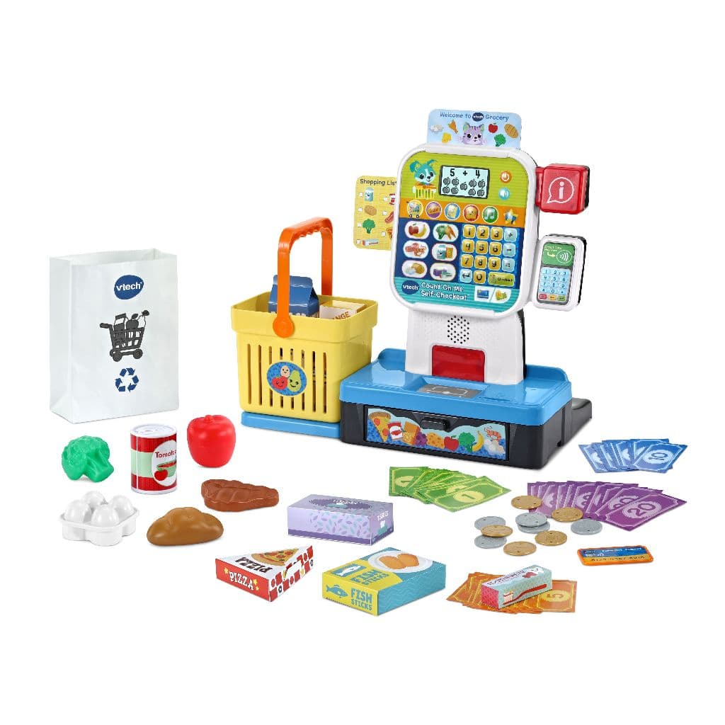 เครื่องคิดเงินอัตโนมัติ VTech Count on Me ของเล่น การเล่นบทบาทสมมติ ของขวัญ สำหรับเด็กเล็ก รูปที่ 1
