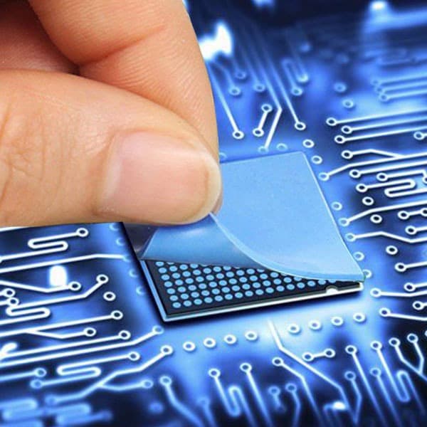 2 เม็ด แผ่นระบายความร้อน cpu 10x10 ซม. แผ่นระบายความร้อนซิลิโคน ซิลิโคนแผ่นระบายความร้อน การ์ดจอ Cooling Thermal Pad รูปที่ 8