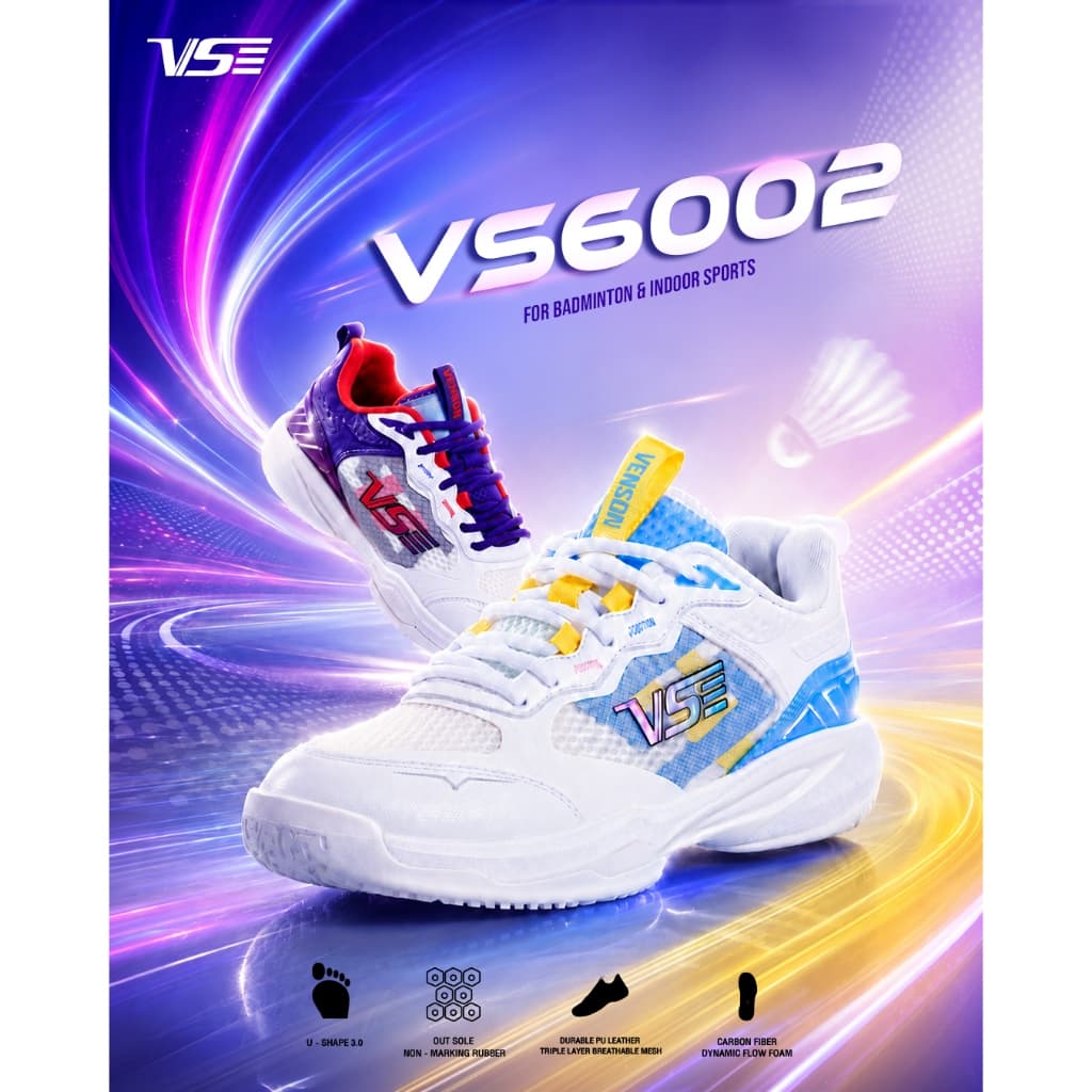 VS รองเท้ากีฬาแบดมินตัน รุ่น VS6002 หน้ากว้าง รูปที่ 1