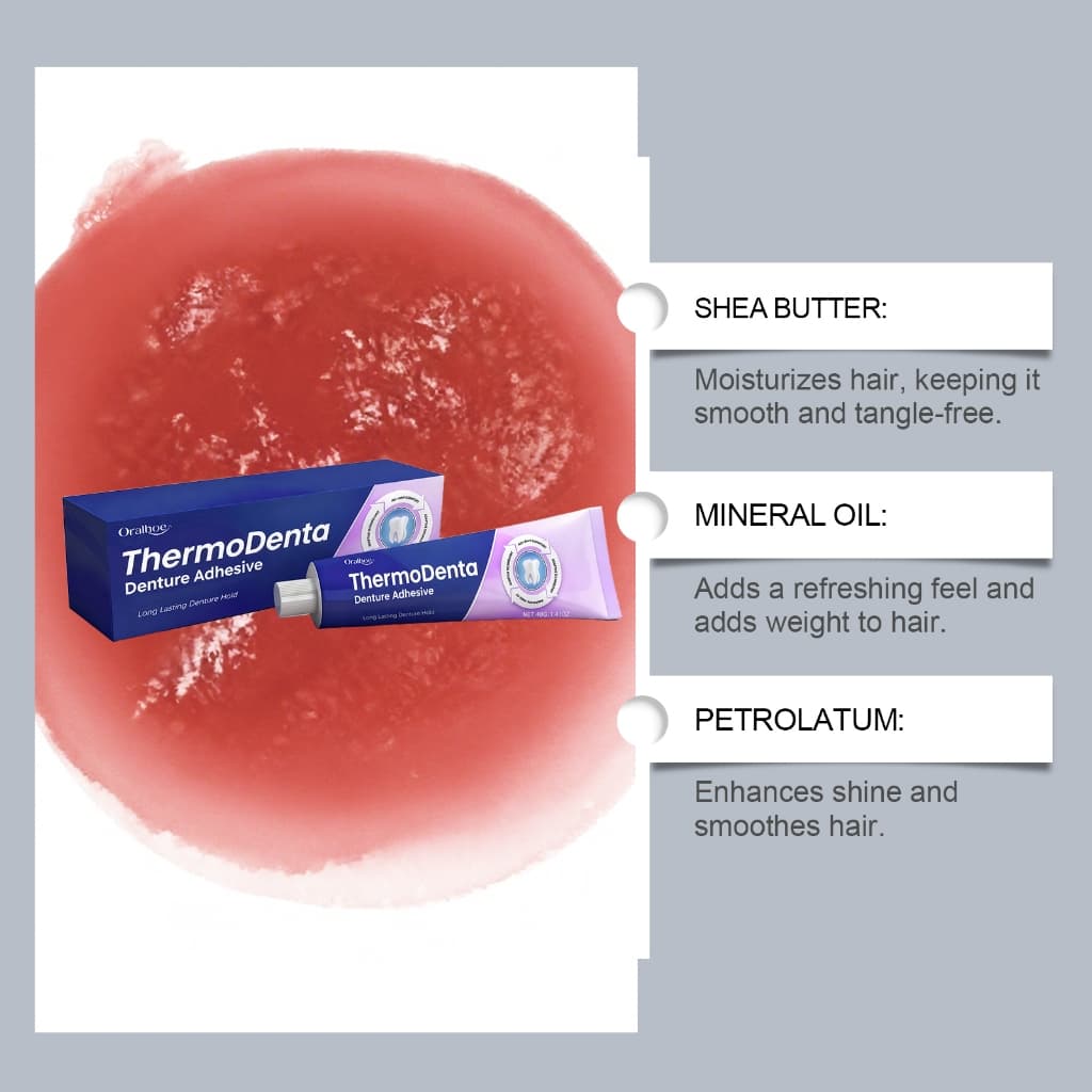 Oralhoe ครีมกาวติดฟันปลอม 40g สูตรเมนทอล ยึดติดแน่นมั่นคง ไม่ระคายเคือง ให้ความสบายยาวนานตลอดวัน รูปที่ 6