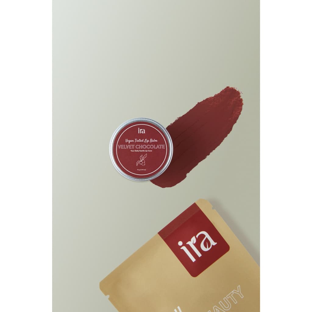 Ira Vegan Tinted ลิปบาล์มวีแกนมีสี ปากชุ่มชื้น สำหรับผิวแพ้ง่าย 10g แพคเกจตลับ รูปที่ 3