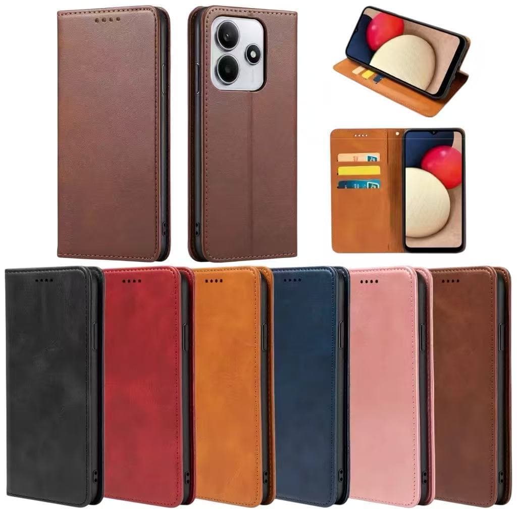 เคสฝาพับหนัง สำหรับ Xiaomi Redmi Note14 Note14Pro Note14ProPlus POCO X7 เคสกันกระแทกฝาพับ พร้อมช่องใส่บัตร รูปที่ 1