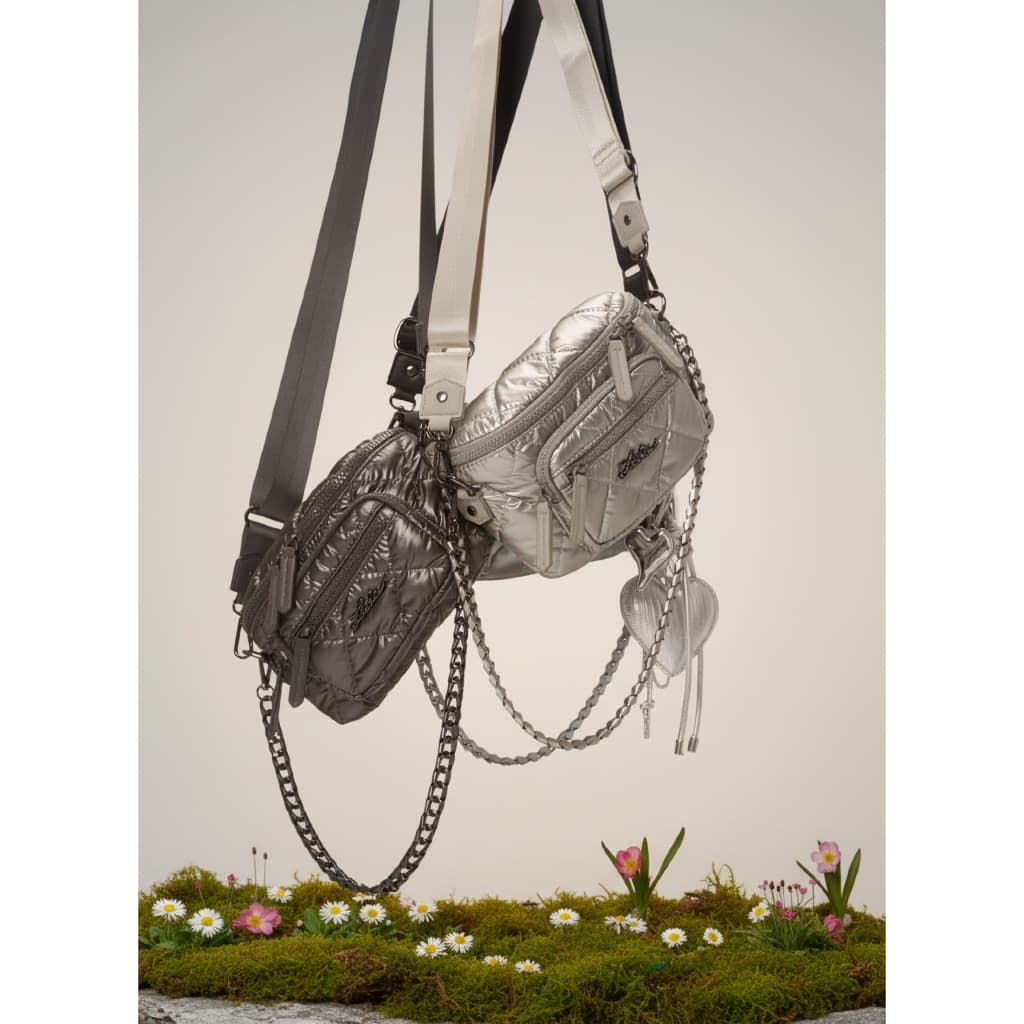 NEW Lada กระเป๋าสะพายข้าง รุ่น Aria Crossbody Cycle Series สะพายได้หลายแบบ ถอดสายได้ เบานุ่มมือ ใส่โทรศัพท์ ผ้า Recycle รูปที่ 2