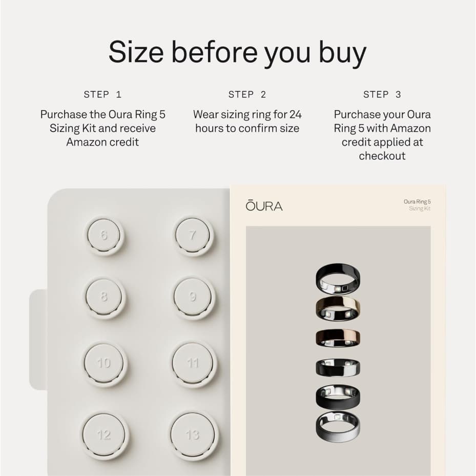 Oura Ring Gen 5 Sizing Kit ชุดลองไซส์แหวน สำหรับแหวน Oura รุ่น 5 รูปที่ 2