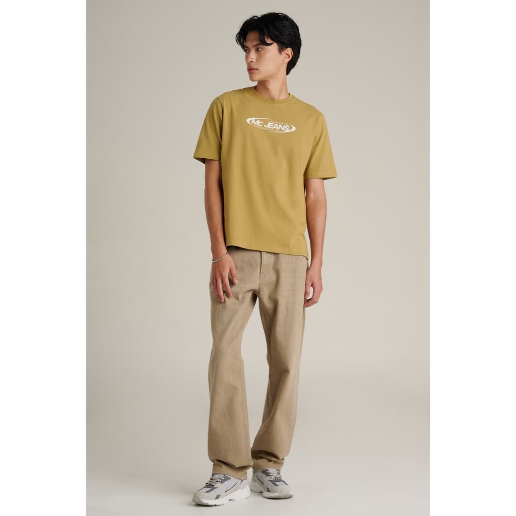 Mc JEANS เสื้อยืดผู้ชาย เสื้อยืดแขนสั้น ทรงเรกูลาร์ Regular Fit T-Shirt มีให้เลือก 4 สี MTSZD65 รูปที่ 6