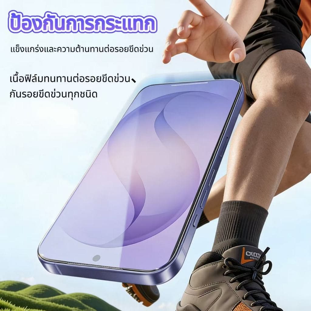 ฟิล์มกระจกนิรภัยแบบ ความละเอียดสูงพิเศษ HD-PLUS For Xiaomi Redmi 17C17/17pro/17promax 15C 15T/15T PRO 15 15c รูปที่ 7