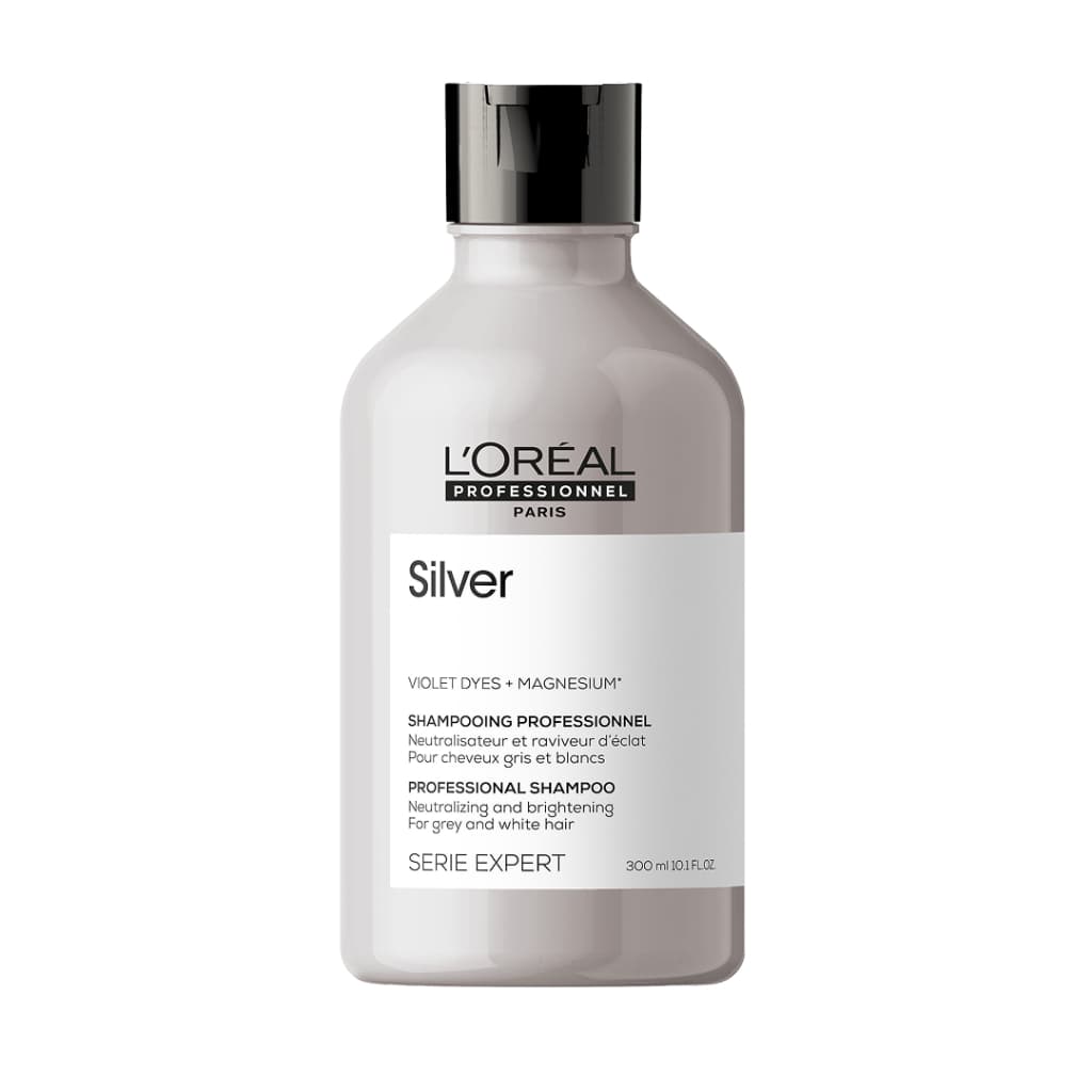 L'Oreal Professionnel Silver Shampoo แชมพูม่วงดูแลผมทำสีโทนหม่น เทา บลอนด์ ลดไรเหลือง 500ml รูปที่ 4