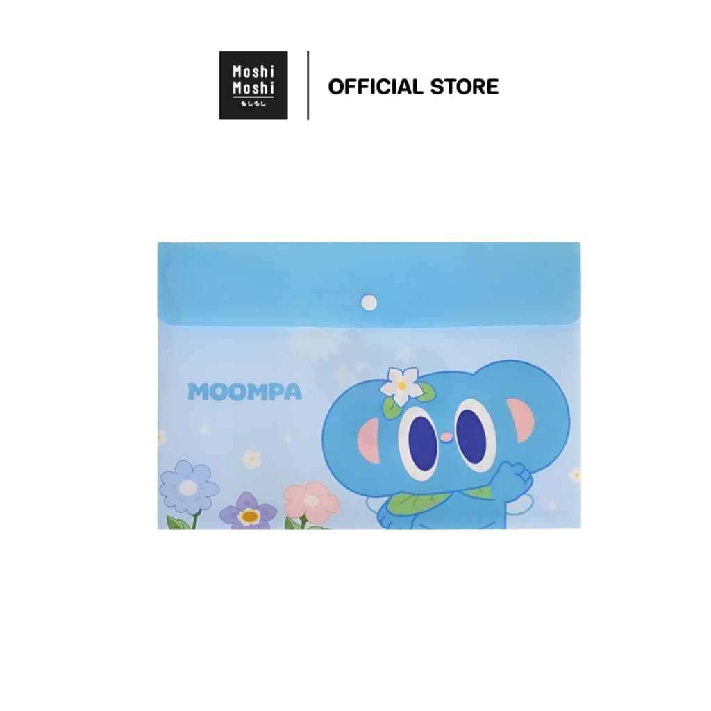 Moshi Moshi แฟ้ม แฟ้มกระดุมขยายก้น A4 ลาย MOOMPA ลิขสิทธิ์แท้ รุ่น 7100078927-78928 รูปที่ 2