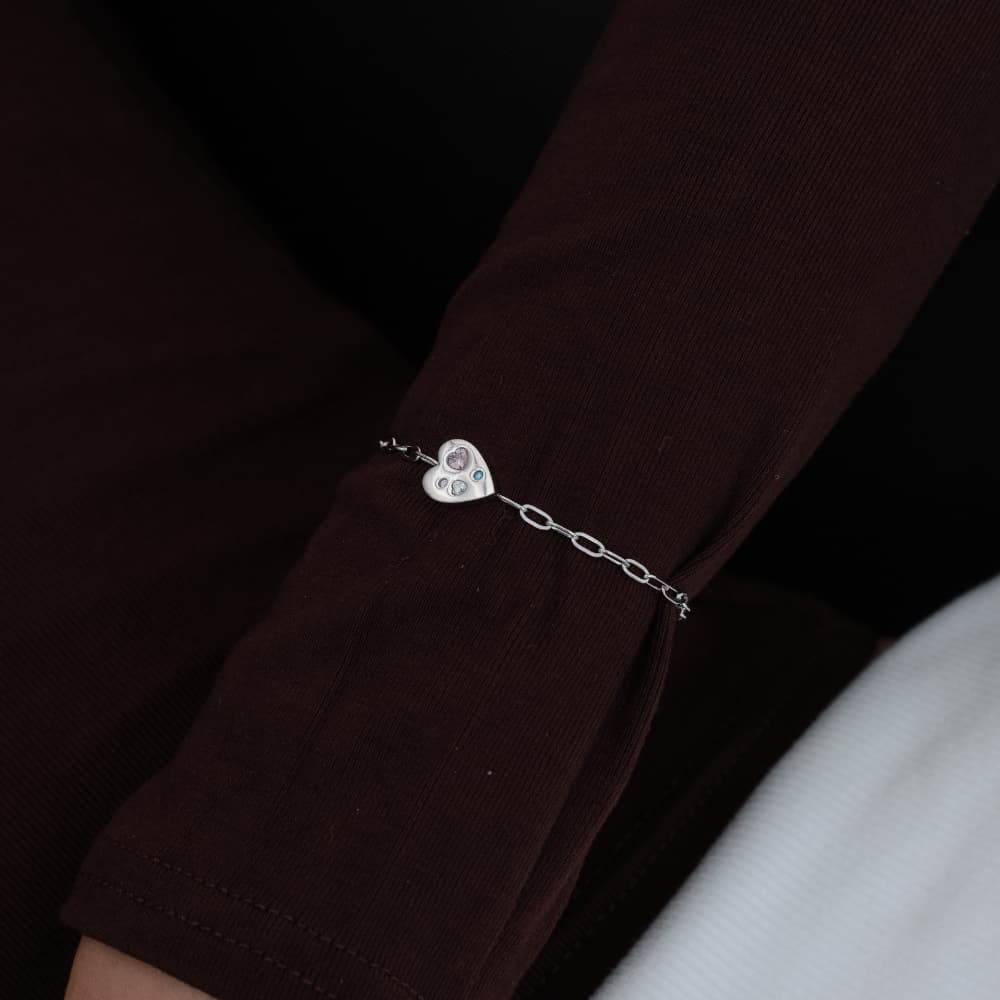 Bemet Love loop bracelet กำไลสแตนเลส รูปที่ 4