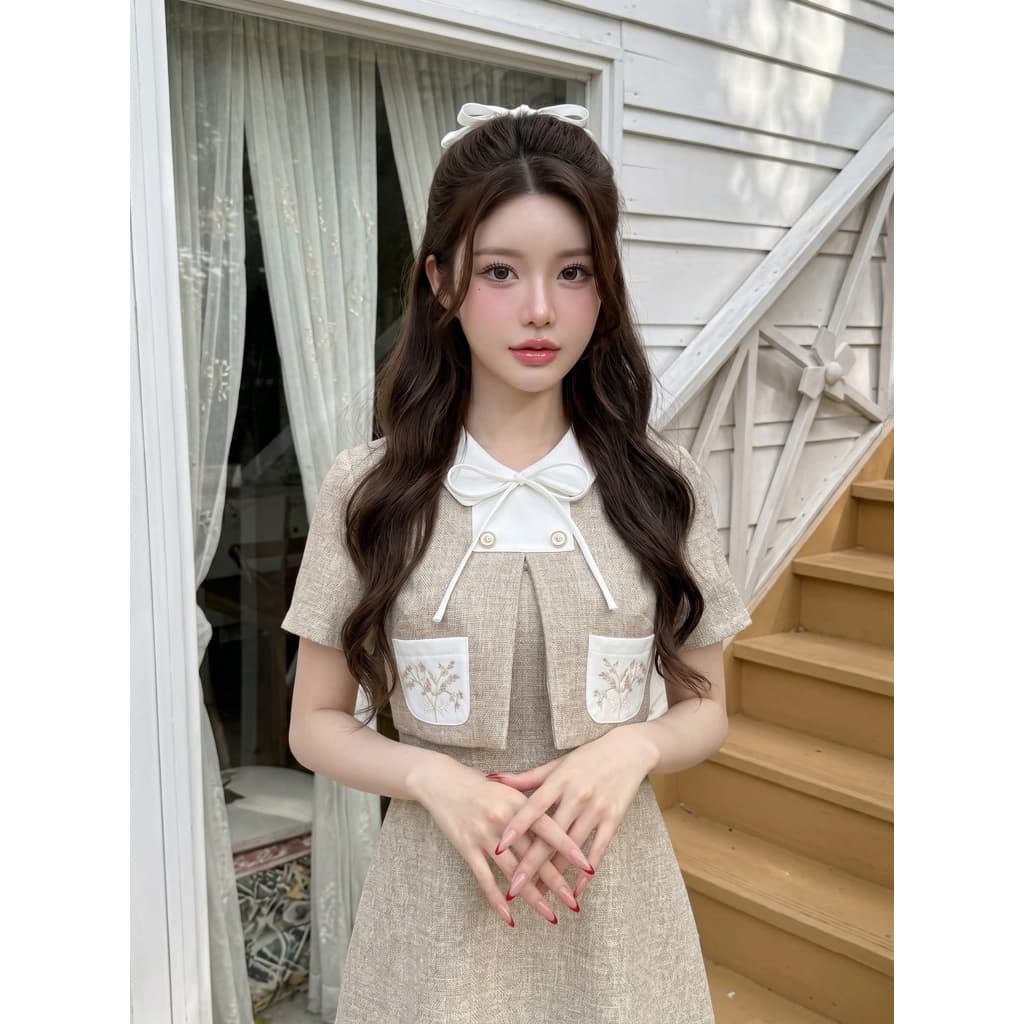 DW497 Maison Fleur Dress เมซอง-เฟลอ รูปที่ 4
