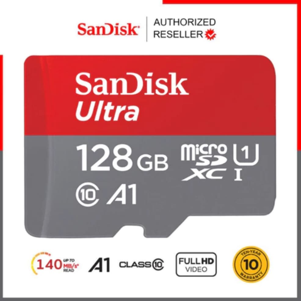 Sandisk Ultra Micro SDCard 32GB/64GB/128GB Class10 A1 เมมโมรี่การ์ด TF Card แท๊บเล็ต Tablet รูปที่ 3