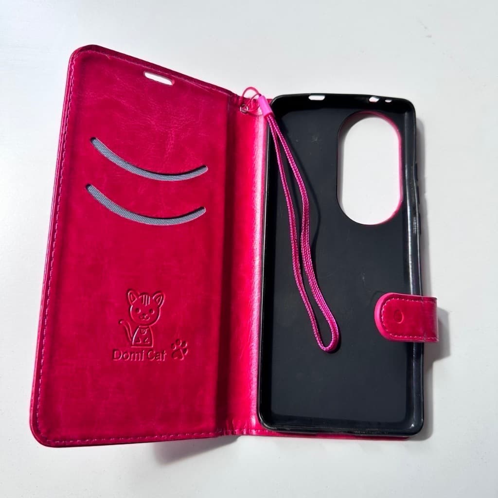 เคสฝาพับ ล็อค ตั้งได้ สำหรับ VIVO Y02 Y02A Y02T Y02S Y16 Y22 Y35 Y21 Y33S Y33T T1X Y15S Y01 ช่องใส่บัตร แถมสาย Domicat รูปที่ 5