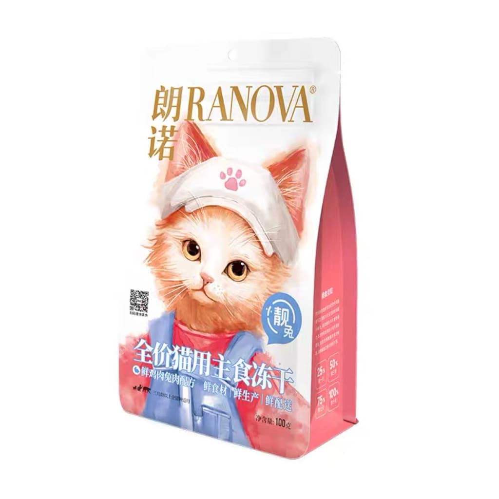 RANOVA - Bloom & Shine Collection อาหารแมวฟรีซดรายมื้อหลัก อิ่มท้อง ขนสวย สุขภาพดี 100g รูปที่ 7