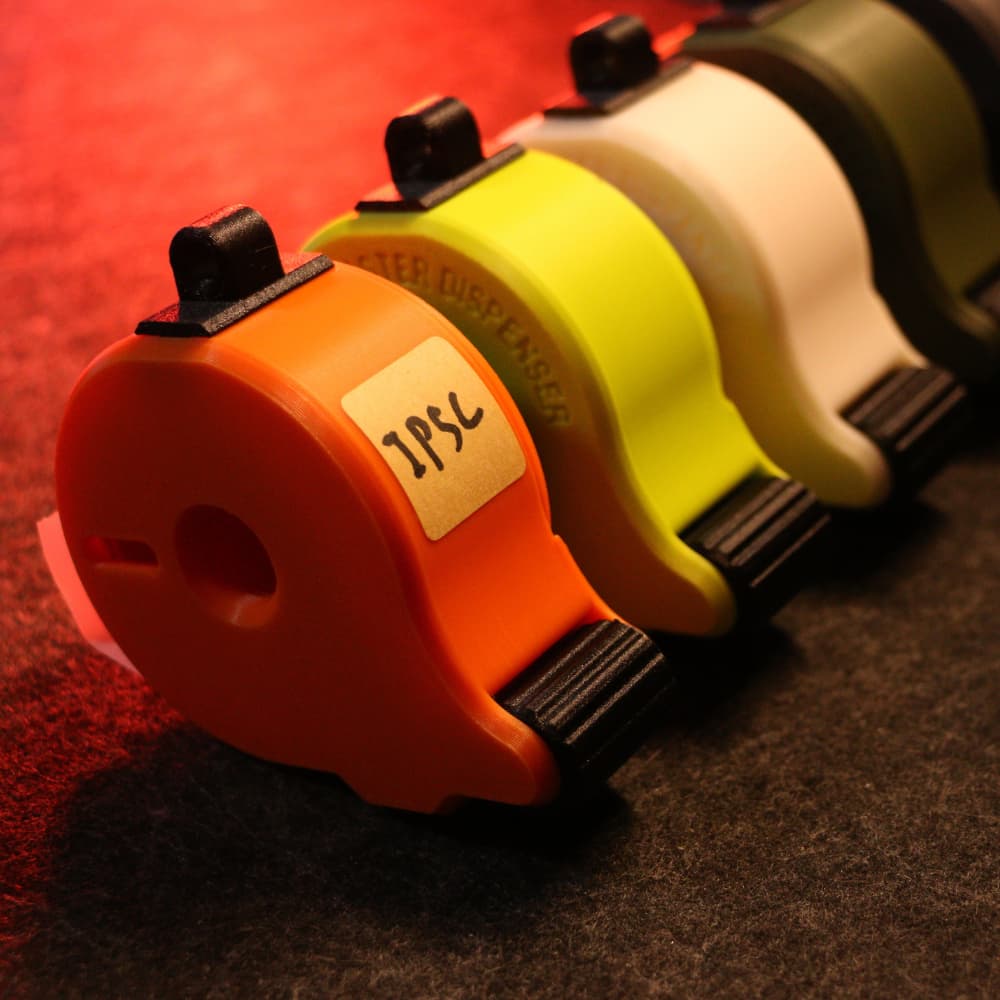 เครื่องจ่ายเทปปะเป้าพกพา Universal แท่นดึงเทปซ่อมเป้าสนาม IPSC / IDPA แถมฟรี! เทปวงกลม 500 ชิ้น รูปที่ 4