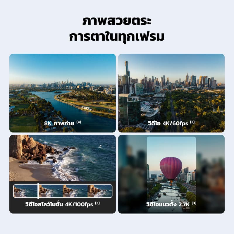 DJI Lito 1 - Camera Drone | โดรนกล้องพรีเมียม | วิดีโอ 4K ภาพนิ่ง 8K | ActiveTrack รูปที่ 4