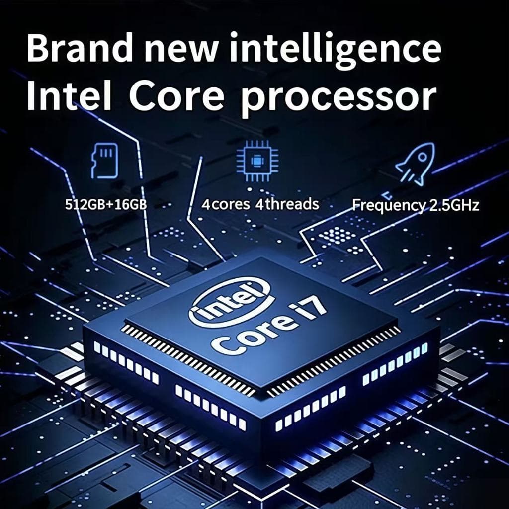 โน้ตบุ๊คยอดนิยม แรม16GB ความจุ1TB SSD intel core i3 15.6'' win11 สำนักงานและความบันเทิง สเปคแรงประหยัด รูปที่ 4