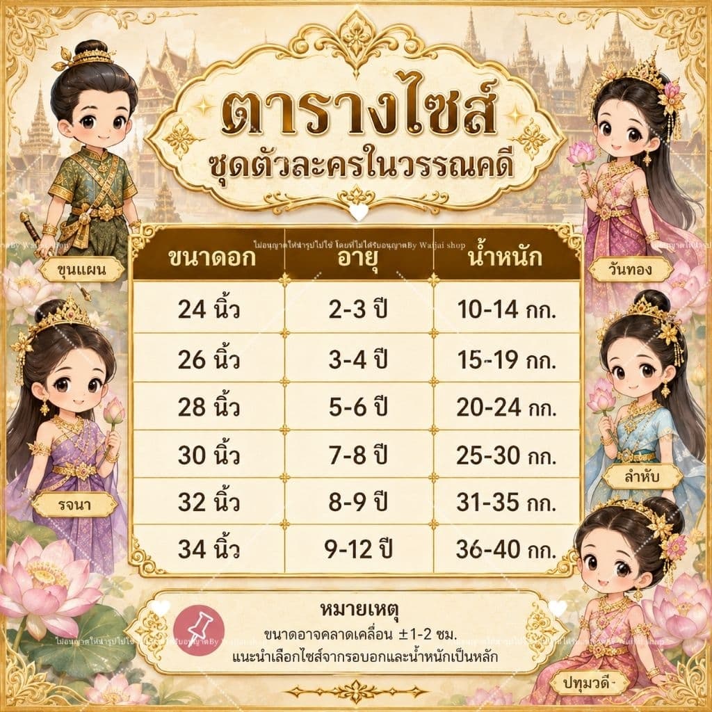 ชุดนางในวรรณคดี ชุดไทยการแสดง เรียกแมสได้ ขุนแผน วันทอง พระอภัยมณี นางเงือก ชุดฤาษี ชุดเงาะป่า รูปที่ 2