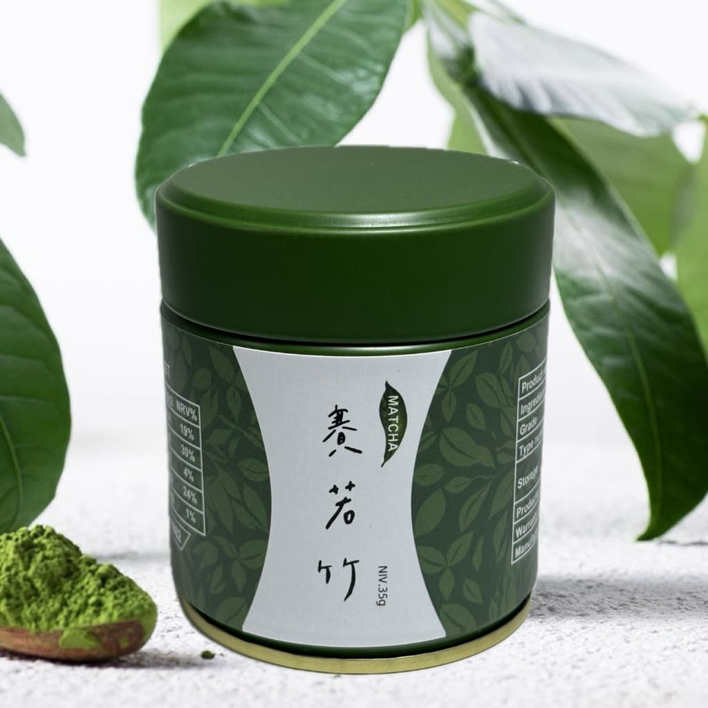 มัทฉะชาเขียว อูจิ ผงมัทฉะ Qingxi Ruozhu เกรดดีที่สุด 50 g.ซอง /35g.กระปุก รูปที่ 1