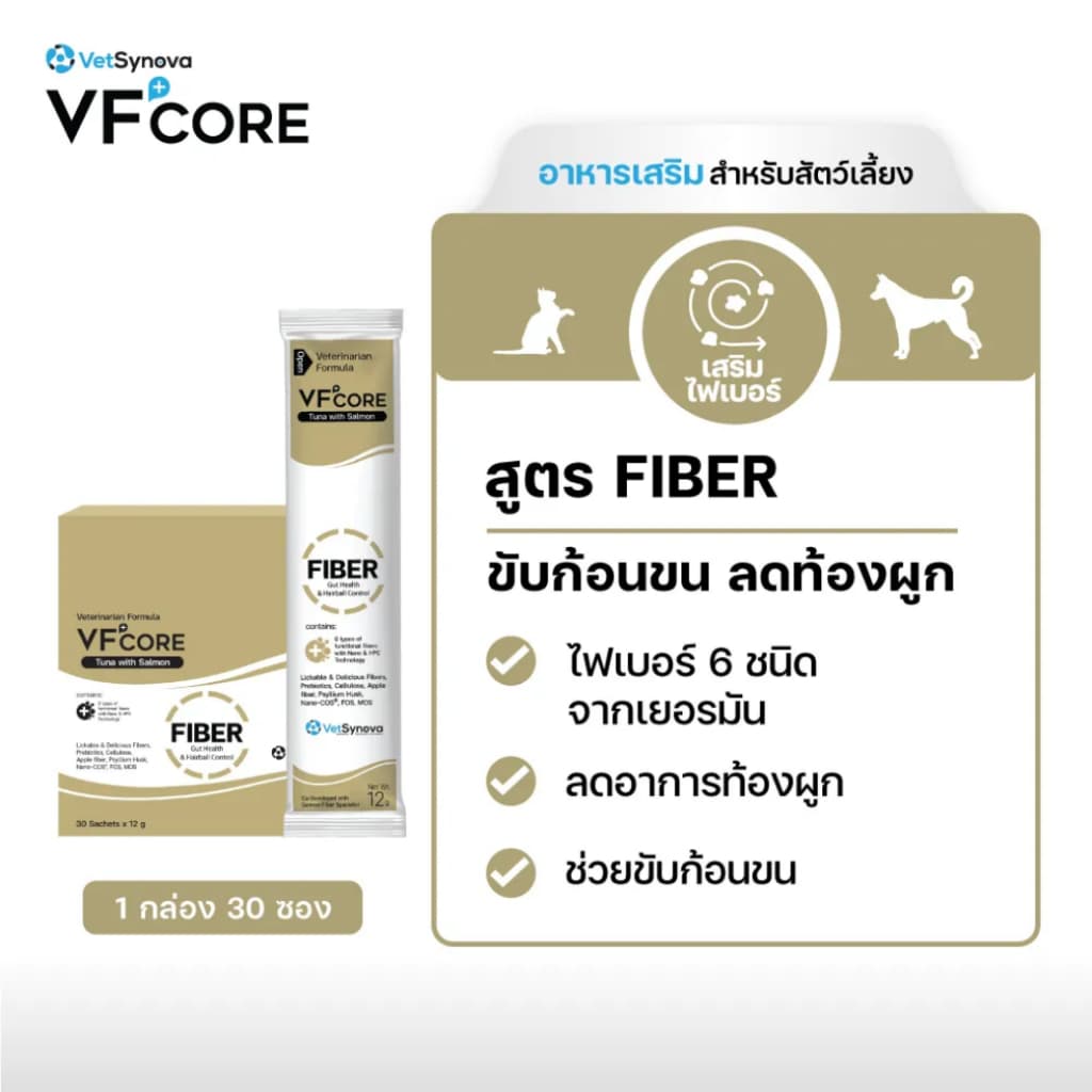 VF+core สูตรใหม่! วีเอฟคอร์ อาหารเสริม ในรูปแบบขนมแมวเลีย รูปที่ 7