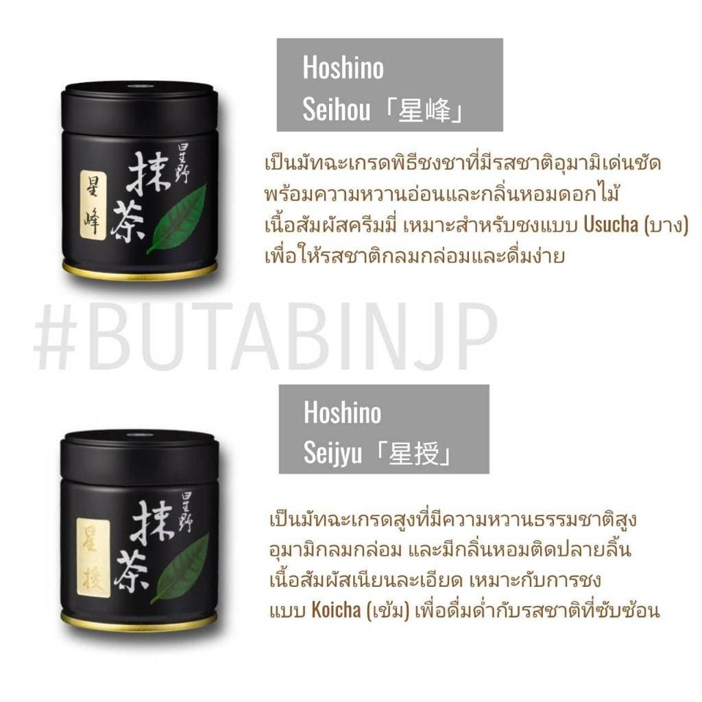 Hoshino มัทฉะ Yame เกรดพิธีการ โทนถั่วตะโกนนน จากญี่ปุ่น 100% สดใหม่ไม่มีค้างสต๊อก รูปที่ 7