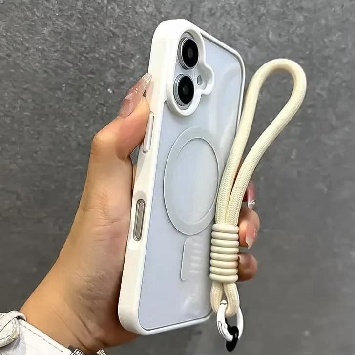 Magnetic เคส For Samsung A07 A17 A37 A57 A55 5G A56 A06 A36 A26 A16 A15 A54 A25 A35 S25 S26 Ultra S24 FE เคสใสกันกระแทก รูปที่ 6