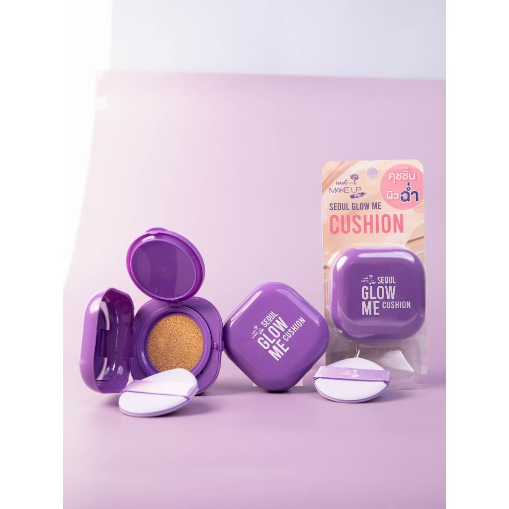 คุชชั่นม่วง เบอร์02 Nami Glow Me Cushion SPF35 PA+++ 12g. รูปที่ 2