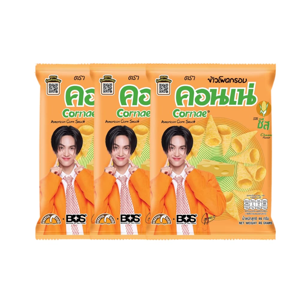 ขนมปาปริก้า / ขนมโปเต้ / ขนมคอนเน่ x BUS 46-52 กรัม 3 ห่อ รูปที่ 7