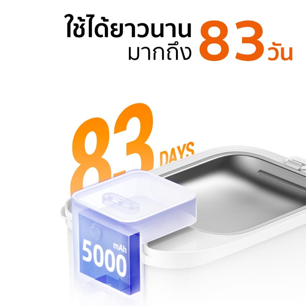 navipet น้ำพุแมวไร้สายอัจฉริยะ 3 ลิตร Petkit EverSweet Max Wireless อัพเกรดปั้มใหม่ฆ่าเชื้อได้ รูปที่ 7