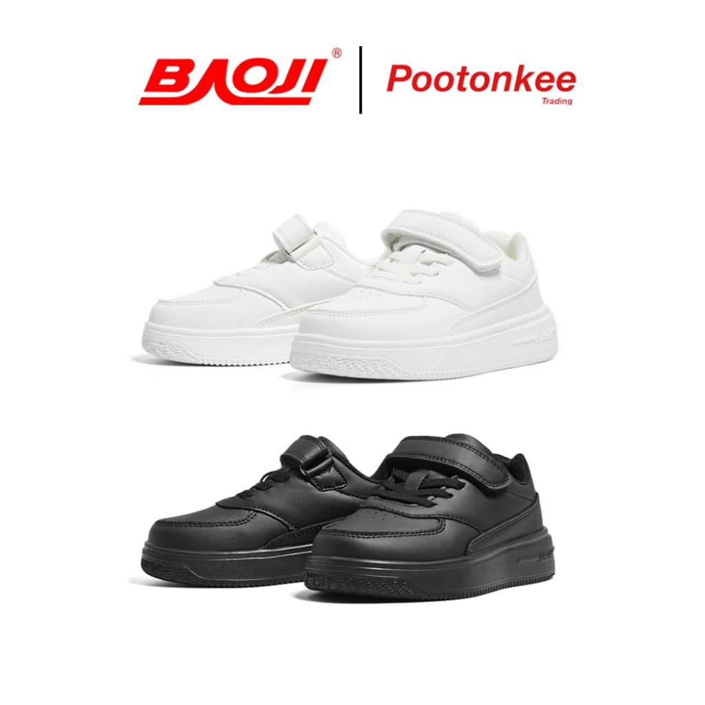BAOJI บาโอจิ  รุ่น BJS 134 / BJK 134 รองเท้าผ้าใบ รองเท้าเด็กไลฟ์สไตล์ผู้ชายและผู้หญิง