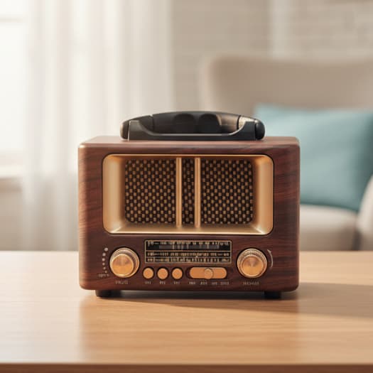 "สุดคุ้ม"วิทยุ-บลูธูท ทรงคราสสิก ฟังFm Am Sw เชื่อมต่อ Bluetooth Mp3 Tf card พร้อมสายชาจ รูปที่ 9