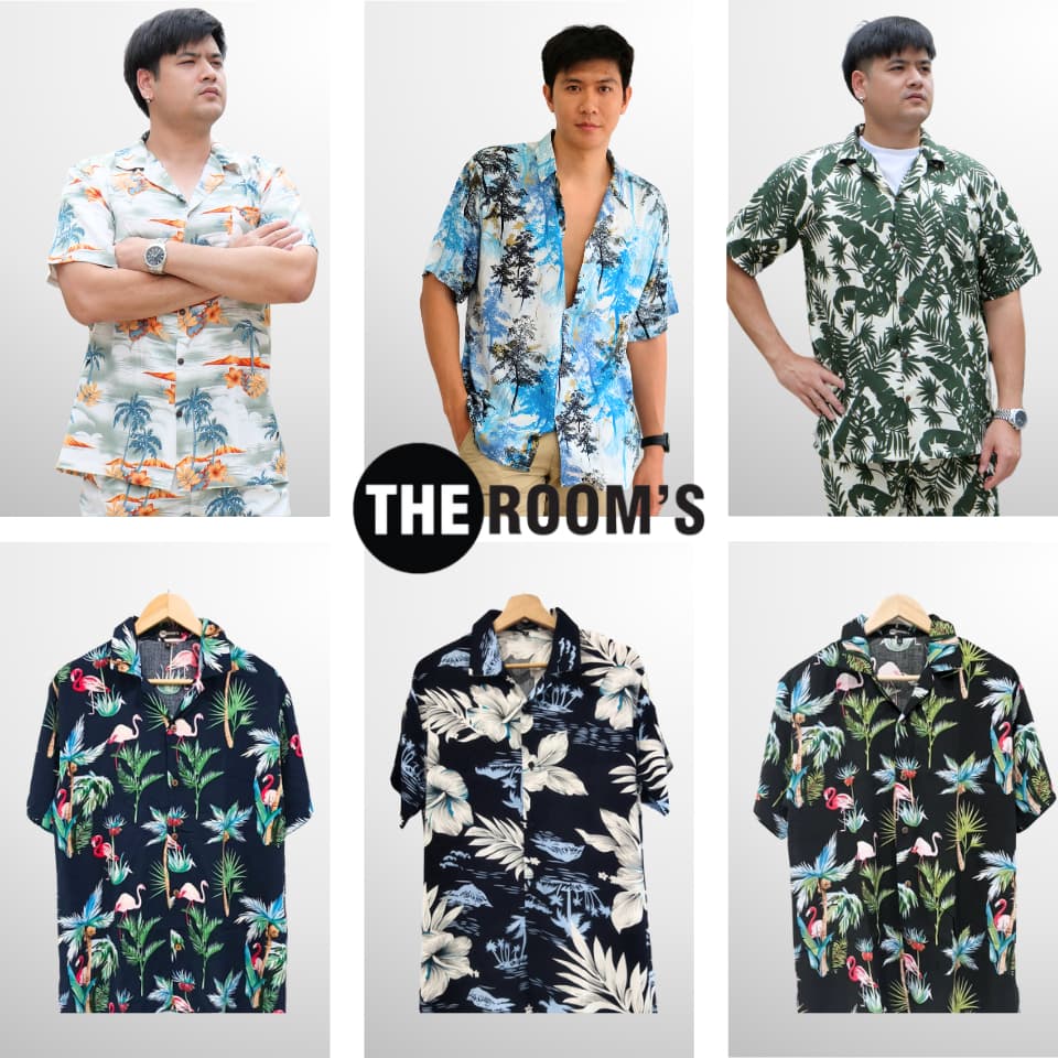 THE ROOM'S - เดอะรูม เสื้อฮาวาย โคตรนุ่ม แค่สะบัดๆ ผ้าดีมาก ลายสุดฮิต รูปที่ 3