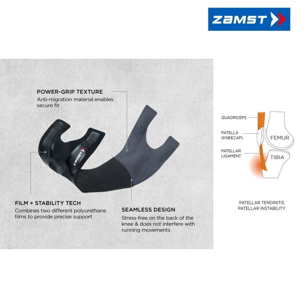 ซัพพอร์ตเข่านักวิ่ง Zamst FILMISTA KNEE บางเบาพิเศษ ไม่เกะกะ เหมาะกับนักวิ่งระยะไกล ของแท้ มีอย. ส่งจากกทม. นักวิ่ง รูปที่ 8