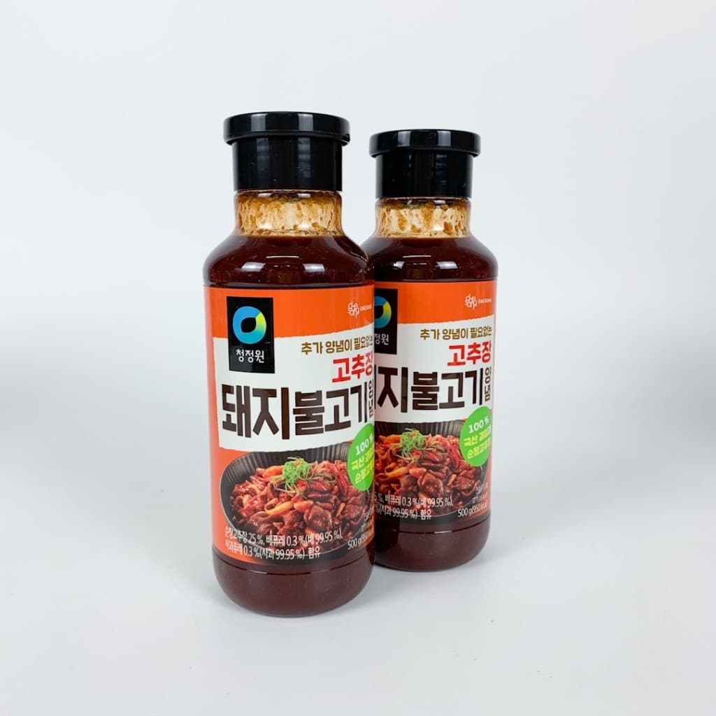ซอสหมักหมูเกาหลี รสโคชูจัง Chungjungone Gochujang Pork Bulgogi 고추장 돼지 불고기 บุลโกกี นำเข้าจากเกาหลี รูปที่ 6