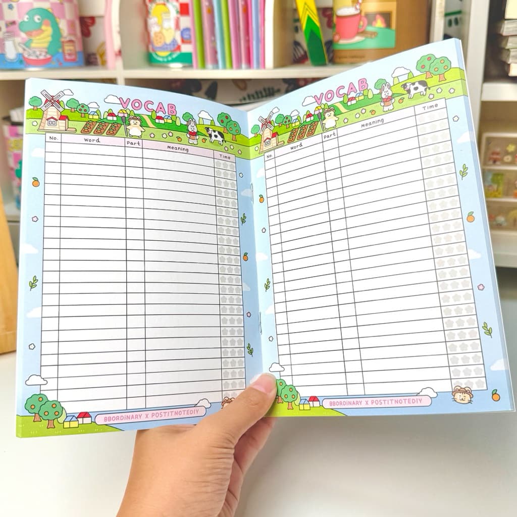 Vocab book สมุดจดคำศัพท์ 1000+ คำ พิมพ์สีทุกหน้า! รูปที่ 2