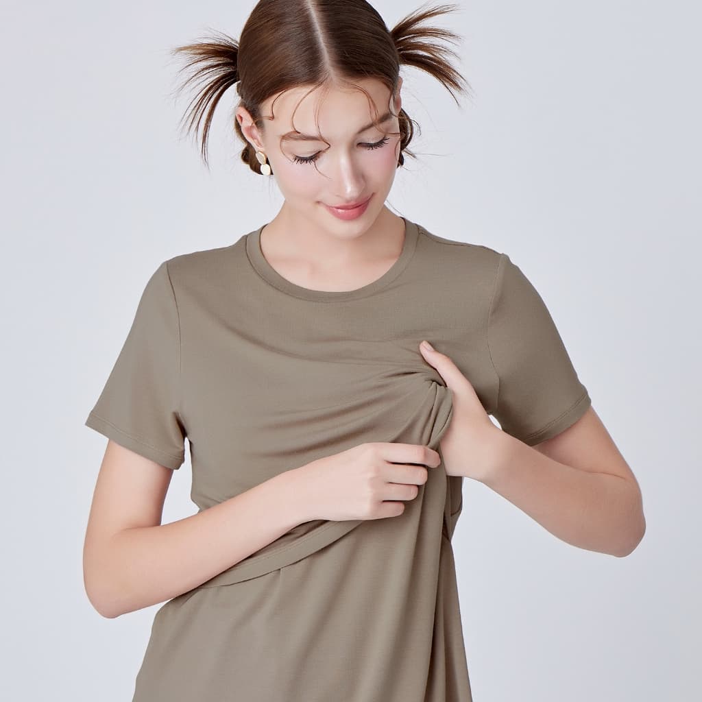 Nitan เสื้อให้นม Mabel Maternity and Nursing Top รูปที่ 3