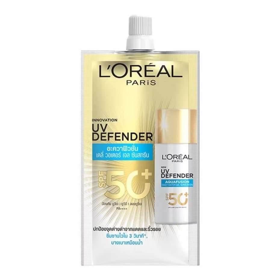ลอรีอัล L'Oréal Paris UV Defender Aquafusion Daily water Gel Sunscreen SPF50+ PA++++ 5.5ml รูปที่ 3