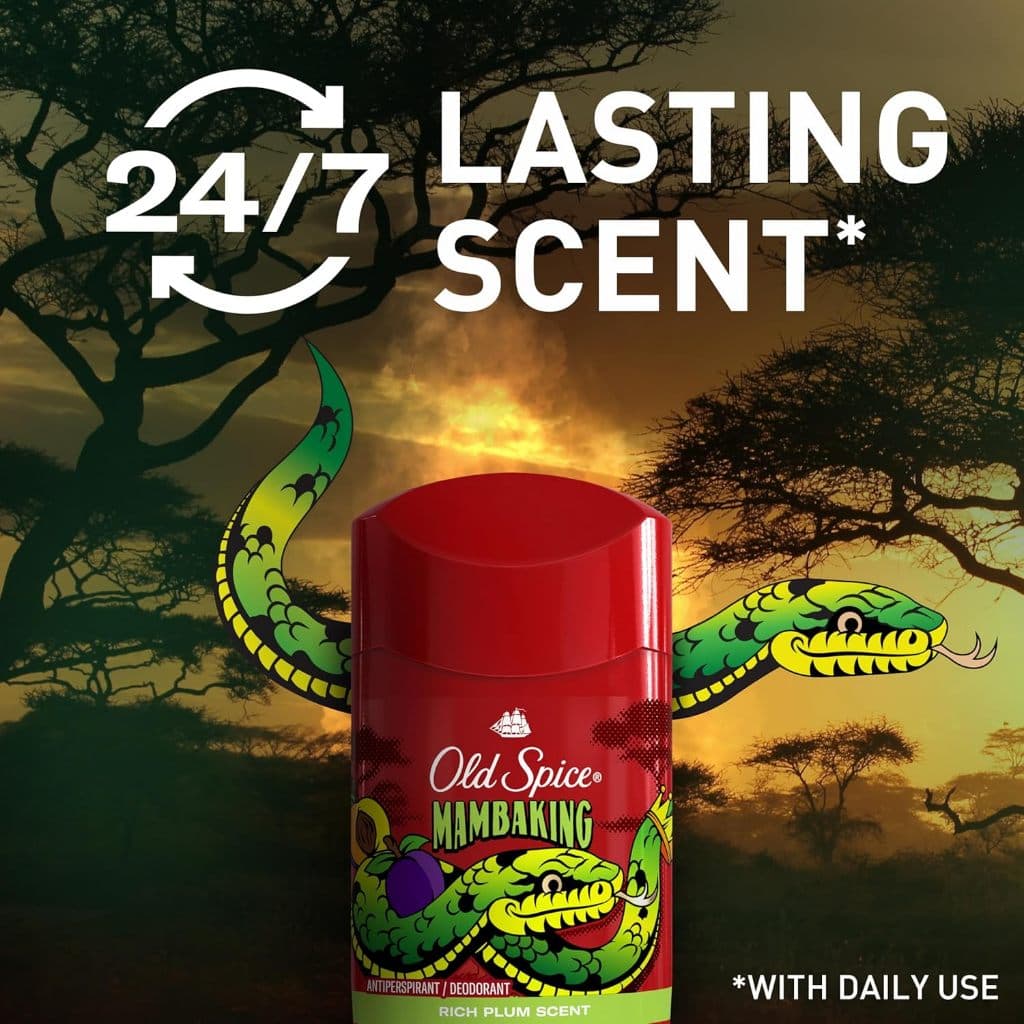*ของแท้นำเข้าจากUSA* Old Spice โรลออน กลิ่น Mamba King กลิ่นเบอรี่ผสมวิปครีม หอมหวานนุ่ม สดใส น่ารัก สไตล์ซุกซน รูปที่ 2