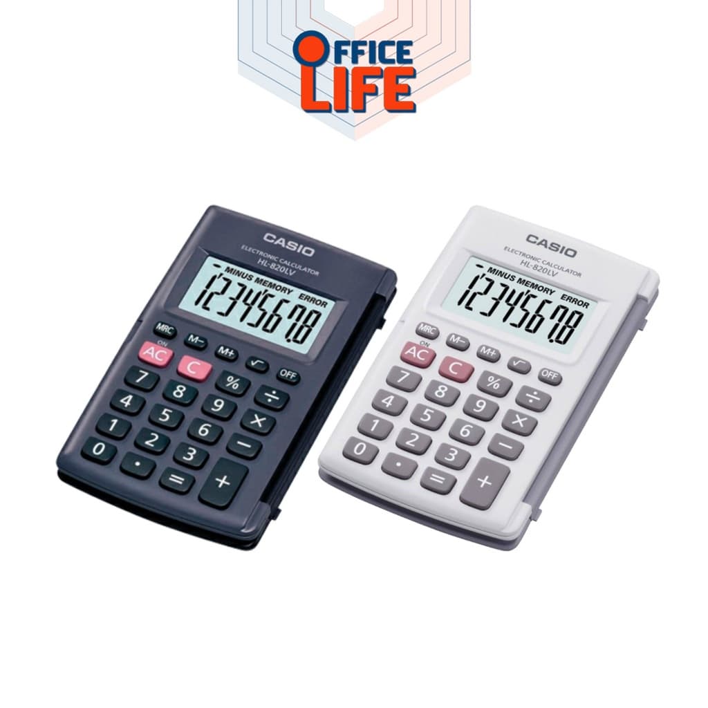 Casio เครื่องคิดเลข รุ่น HL-820LV 8 หลัก ขนาดเล็กพกพา รูปที่ 1