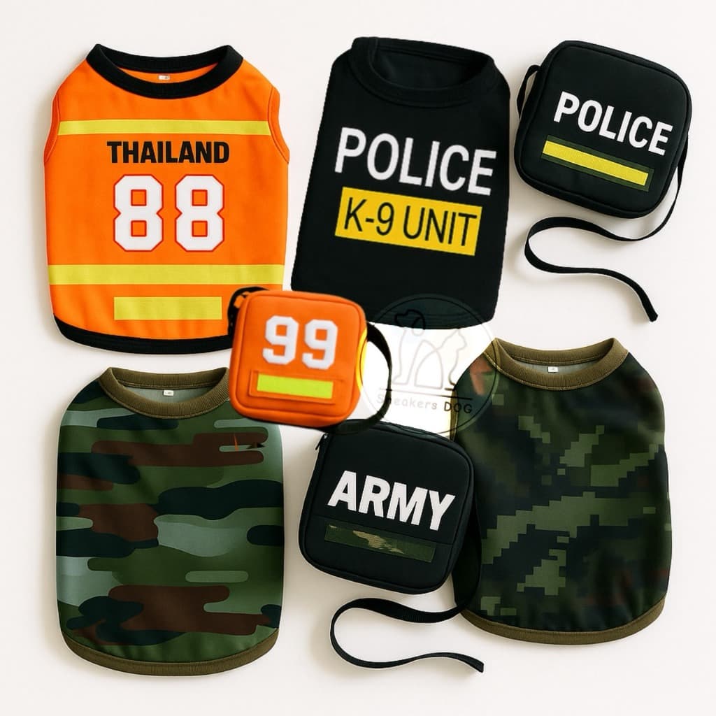 เสื้อผ้าของสัตว์เลี้ยง เสื้อวินมอเตอร์ไซด์สุนัข/แมว/กระต่าย/ลิง/ รูปที่ 1