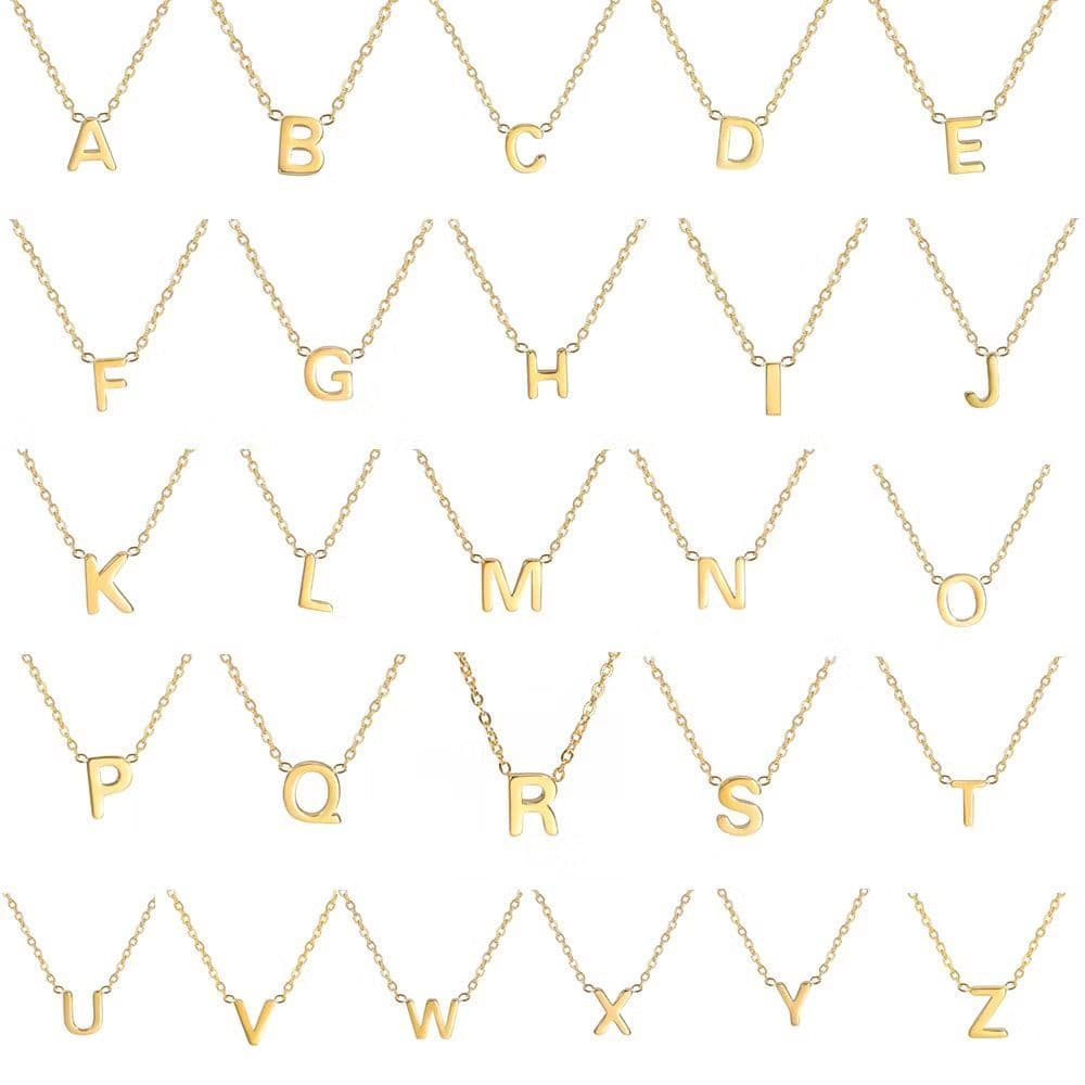 Madame luxury - สร้อยคอแฟชั่น สร้อยคอตัวอักษร A-Z เครื่องประดับแฟชั่น สร้อยคอเกาหลีเกาใจ รูปที่ 7