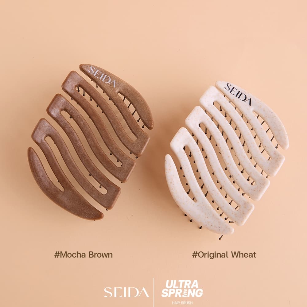 เซดะ หวีจิ๋วเด้งดึ๋ง พกพาง่าย ไม่ดึงรั้งเส้นผม | Seida Ultra Spring Hair Brush รูปที่ 2
