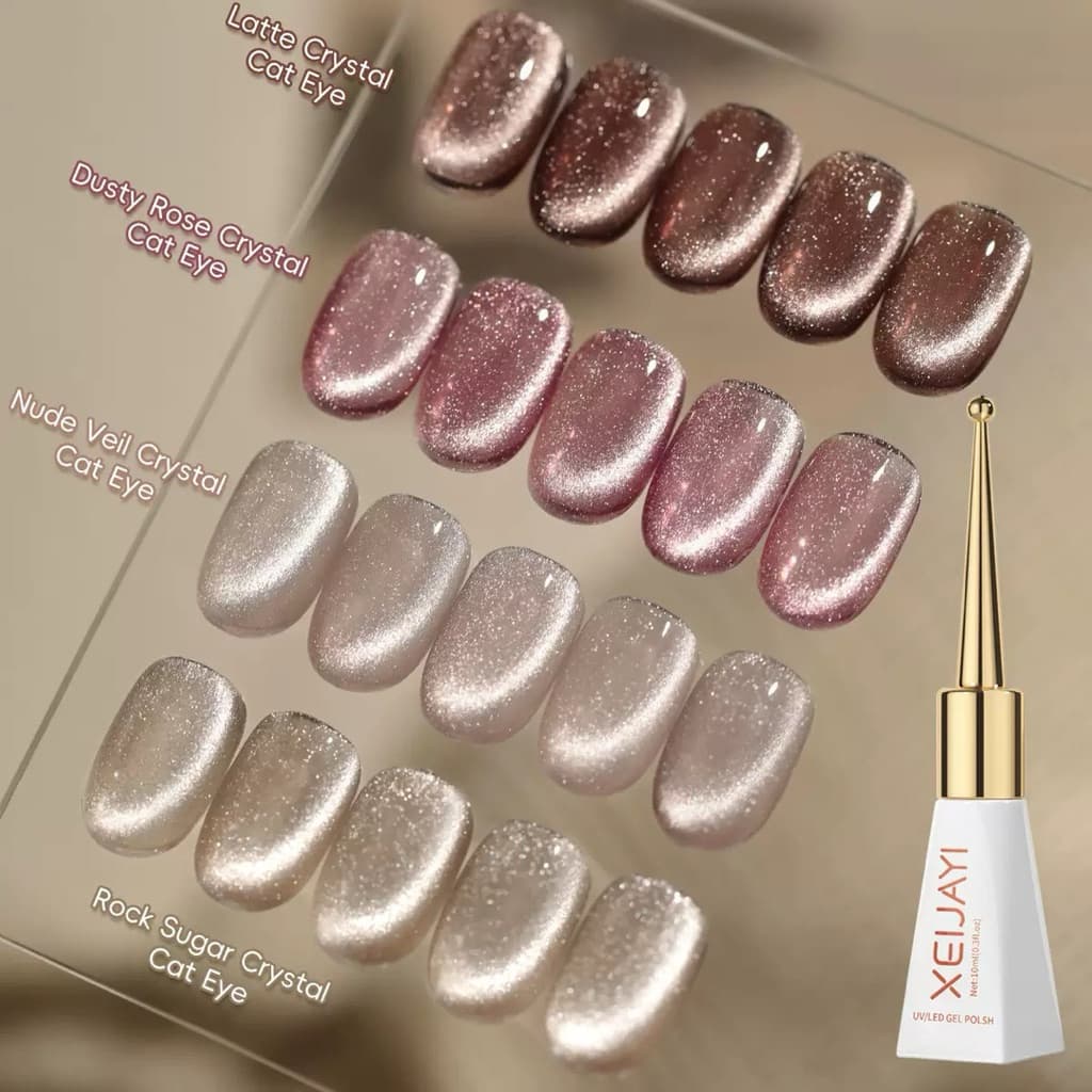 NewXEIJAYI สีเจลคริสตัลแคทอาย สีเงาสวยละมุน ติดทนและนาน ขนาด 10 ml. ในไทย รูปที่ 5
