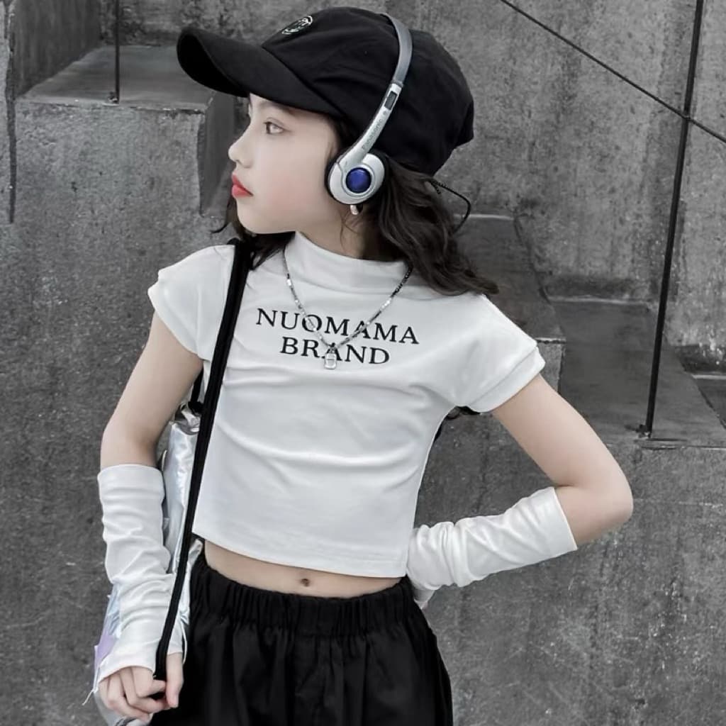 ชุดเด็กขาวดำสไตล์Hiphop รูปที่ 2