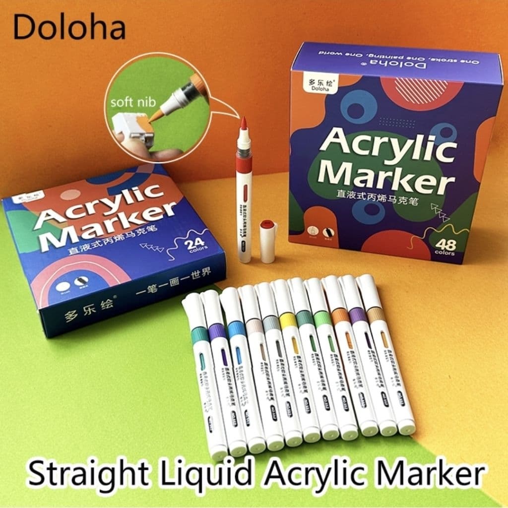 ปากกามาร์คเกอร์ DOLOHA: Acrylic Market รูปที่ 1
