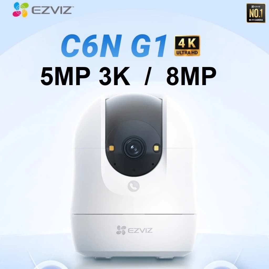 กล้องวงจรปิดไร้สาย EZVIZ รุ่น C6N G1 - 3K 5MP / 4K 8MP Pan & Tilt Wi-Fi Camera รูปที่ 2